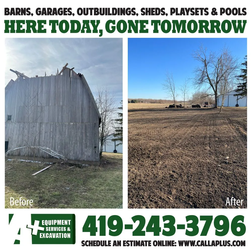 Local lawn care service in Perrysburg, OH - A+ Equipment Services and Excavation