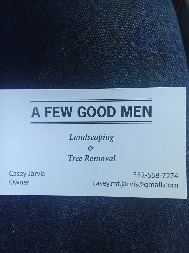 Reliable lawn mowing service experts serving Bronson, FL - A Few Good Men