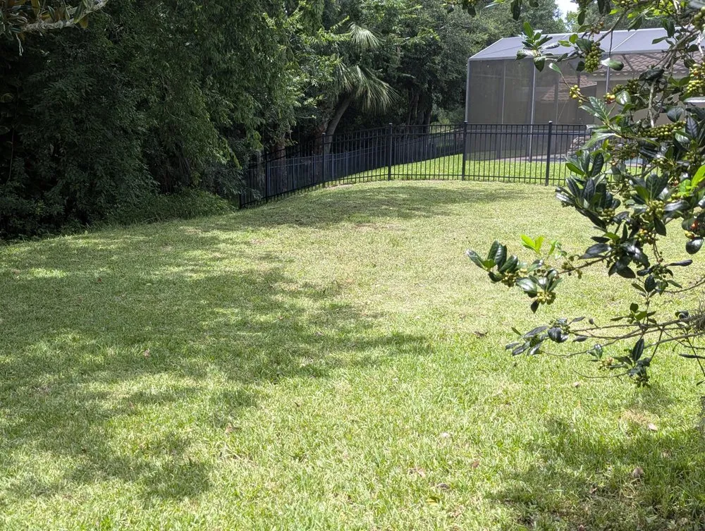 Custom landscape installation in Christmas, FL by A Fortress Landscaping