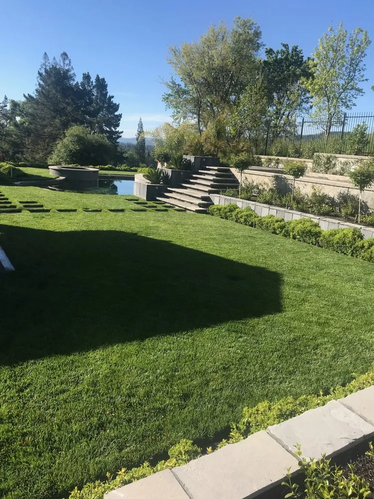 Expert landscape installation with custom design in Lodi, CA by A-G Sod Farms