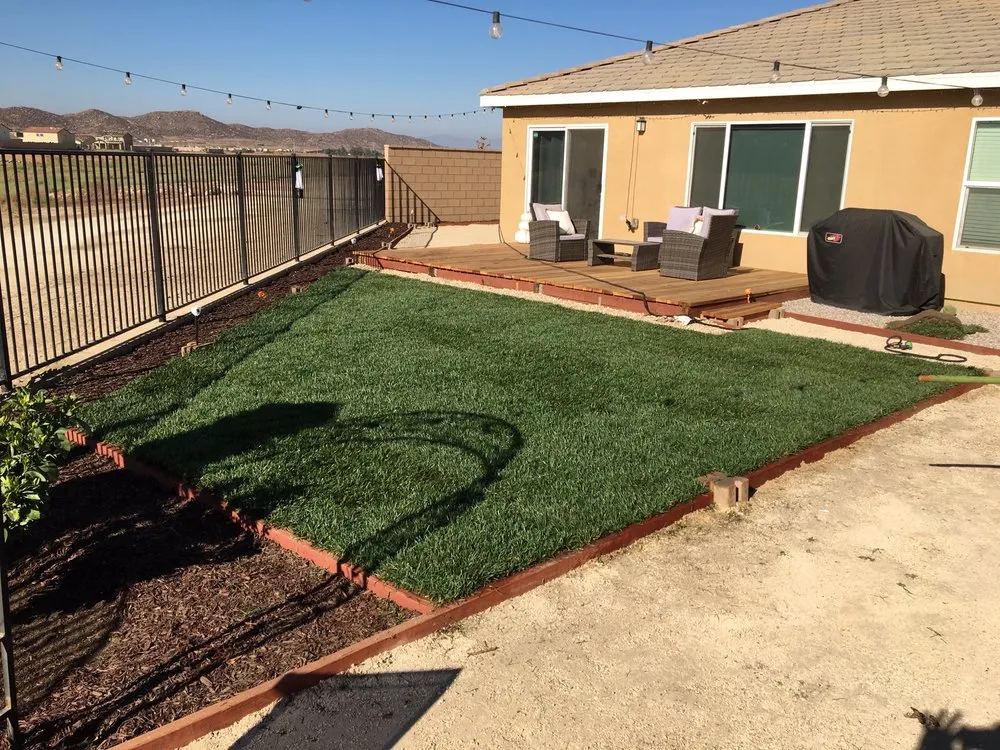 Custom landscaping services in Nuevo, CA - A-G Sod Farms