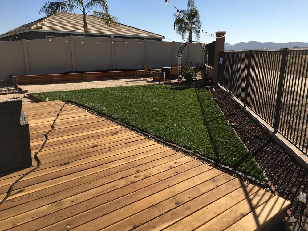 Trusted lawn care service with custom design in Nuevo, CA by A-G Sod Farms