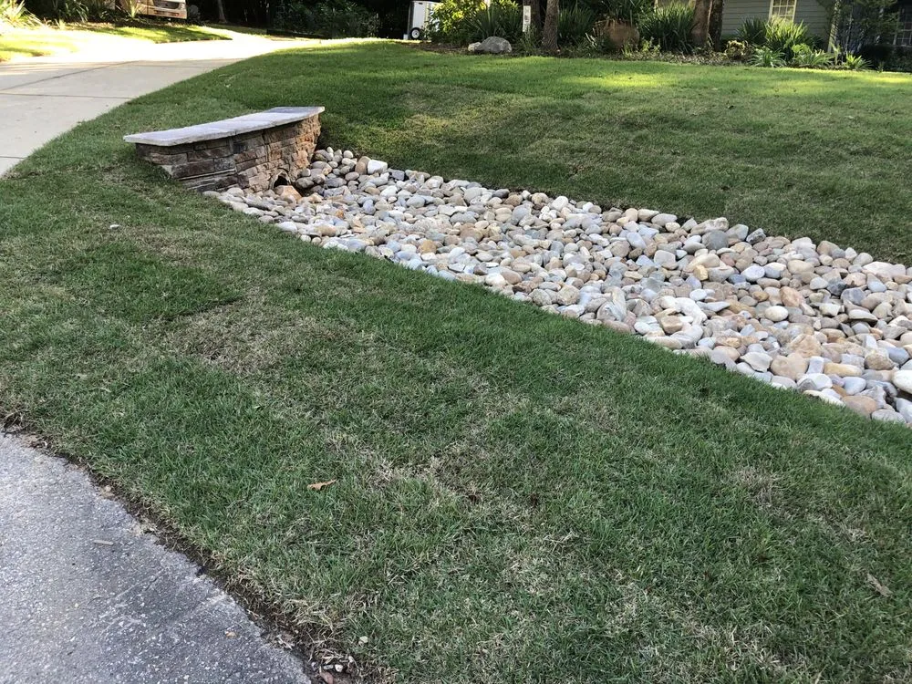 Custom garden landscaping in NC, NC - A Great View Property Services