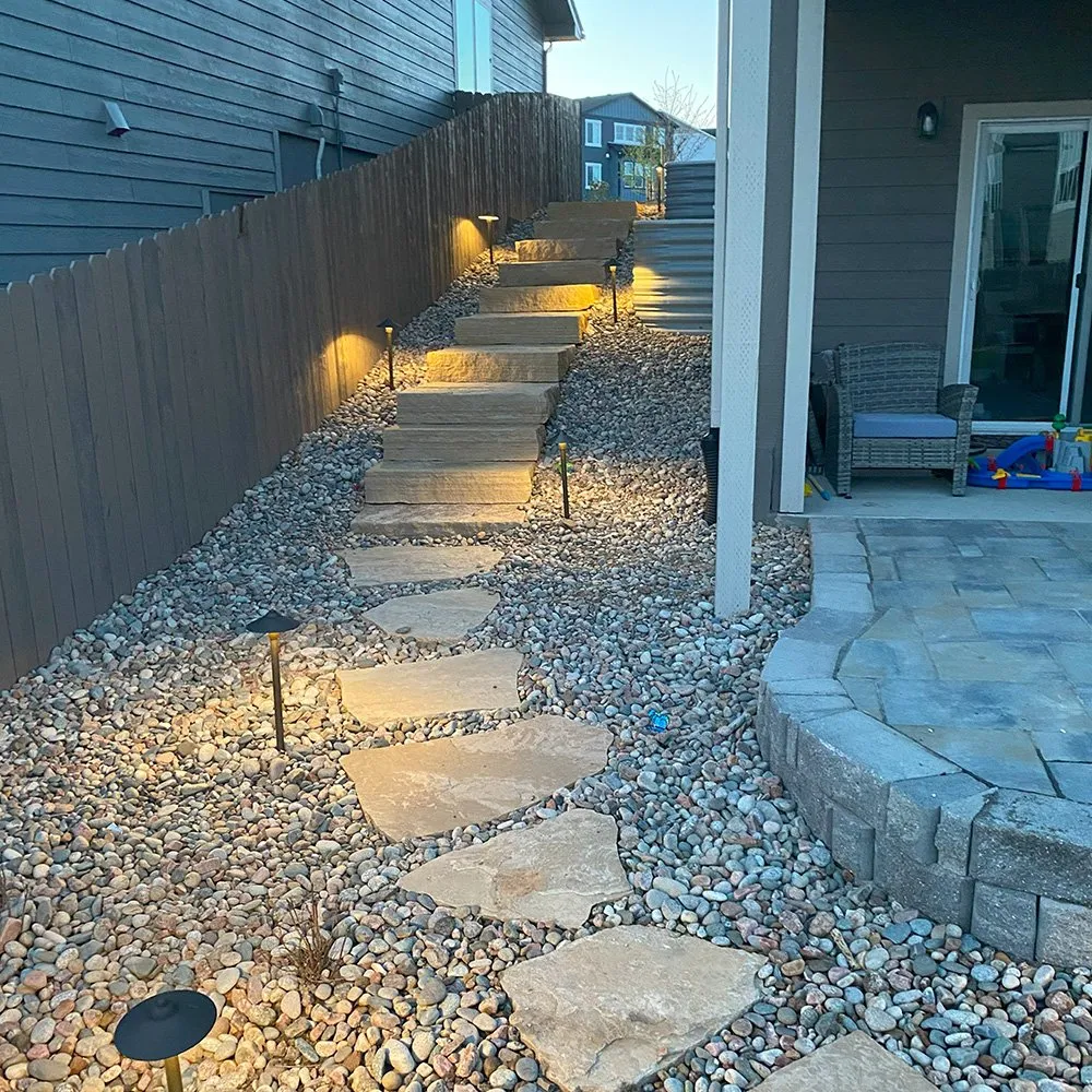 Custom yard cleanup service for outdoor upgrades in Colorado Springs, CO by A Green Image