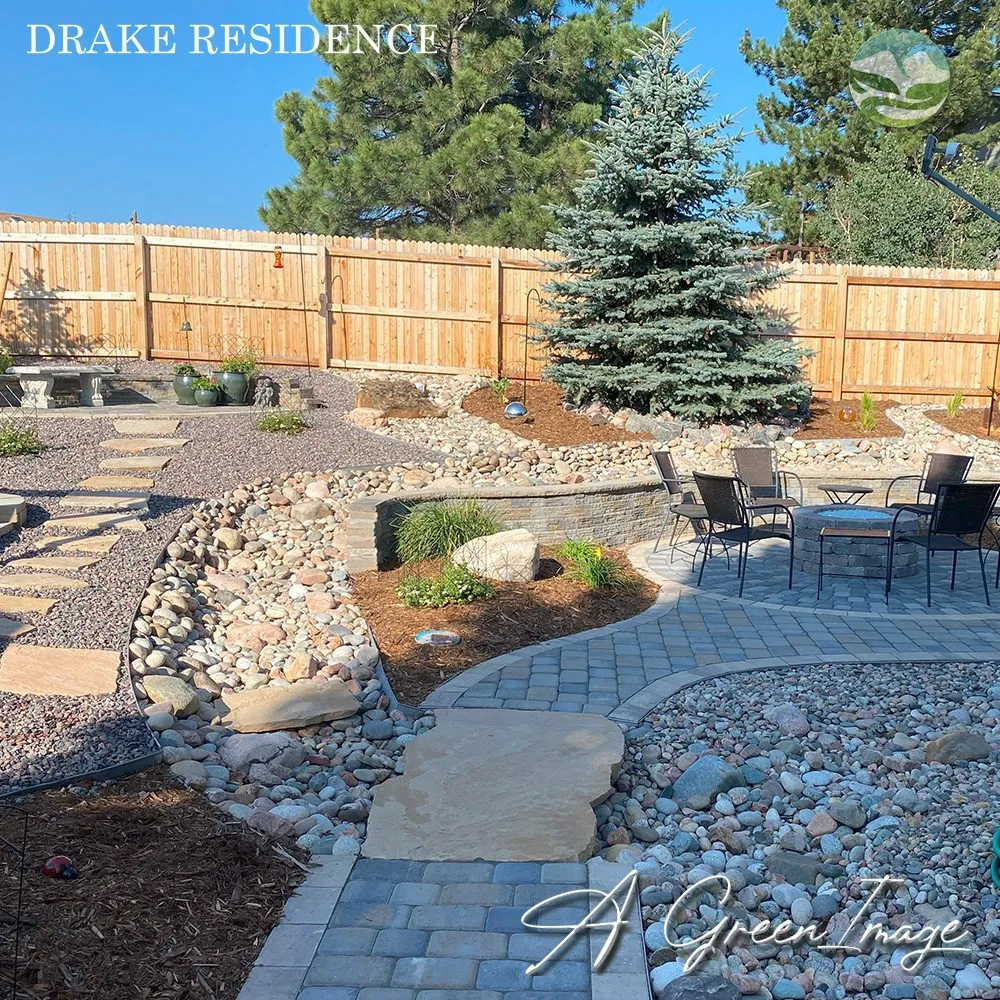 Affordable residential landscaping for residential properties in Colorado Springs, CO by A Green Image