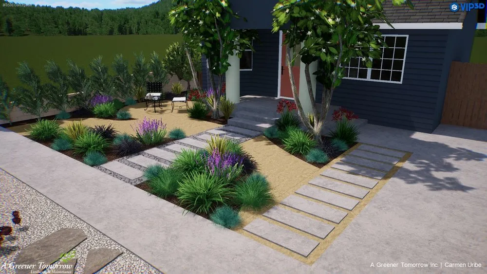 Reliable landscape installation for residential properties in Culver City, CA by A Greener Tomorrow
