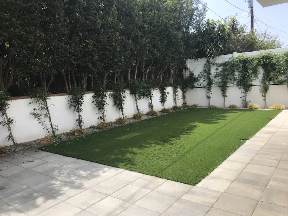 Custom outdoor landscaping for outdoor upgrades in Culver City, CA by A Greener Tomorrow