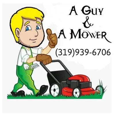 A Guy And A Mower Logo