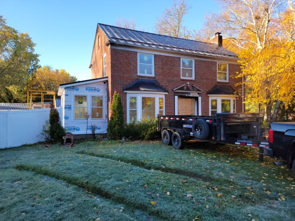 Professional residential landscaping for beautiful yards in Martin, MI by A J construction