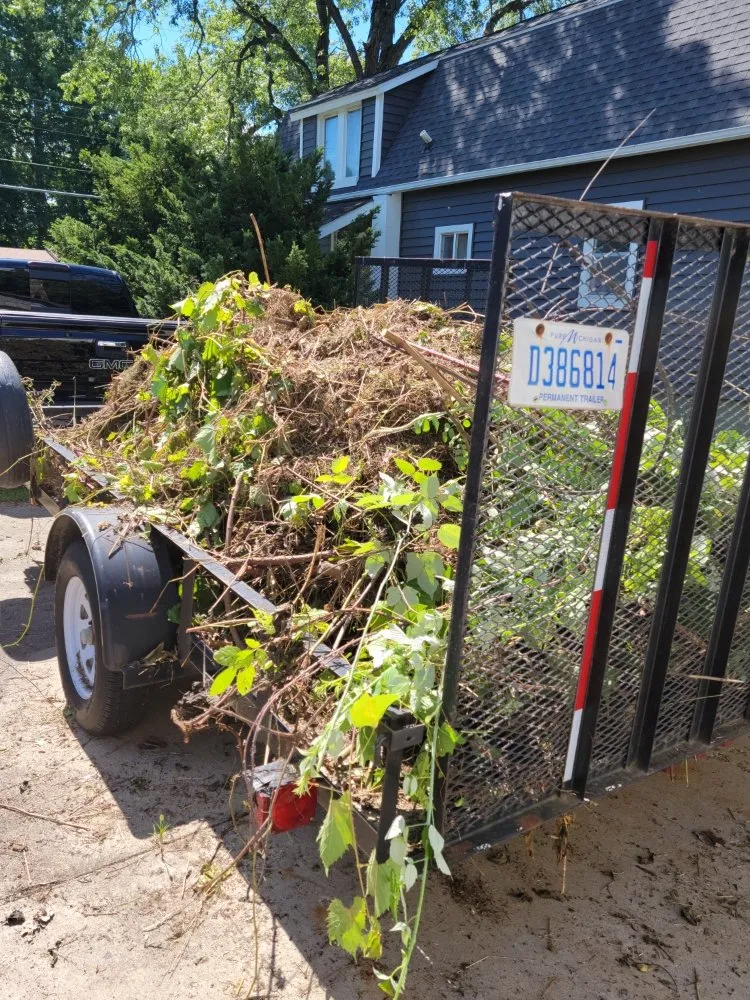 Trusted residential landscaping for beautiful yards in Martin, MI by A J construction