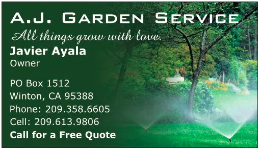 Trusted outdoor landscaping for outdoor upgrades across Merced, CA - A J Garden Service