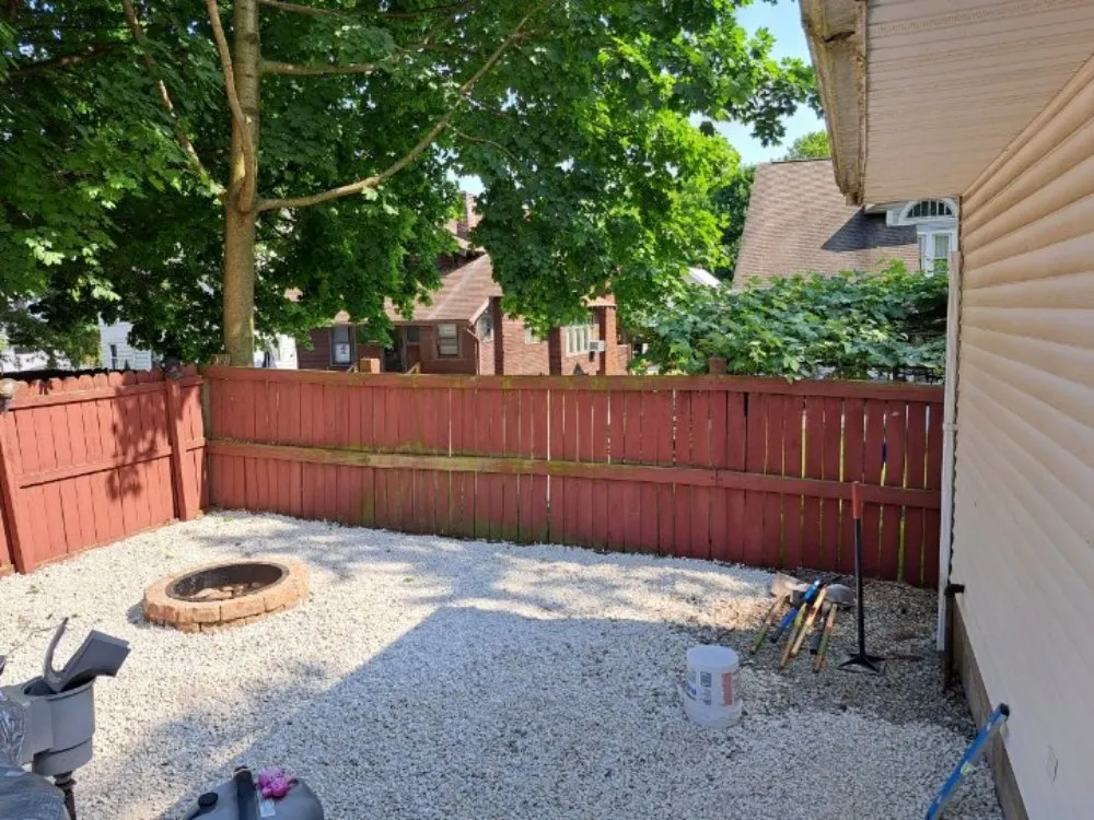 Professional garden landscaping for outdoor upgrades in Akron, OH by A J Miller's