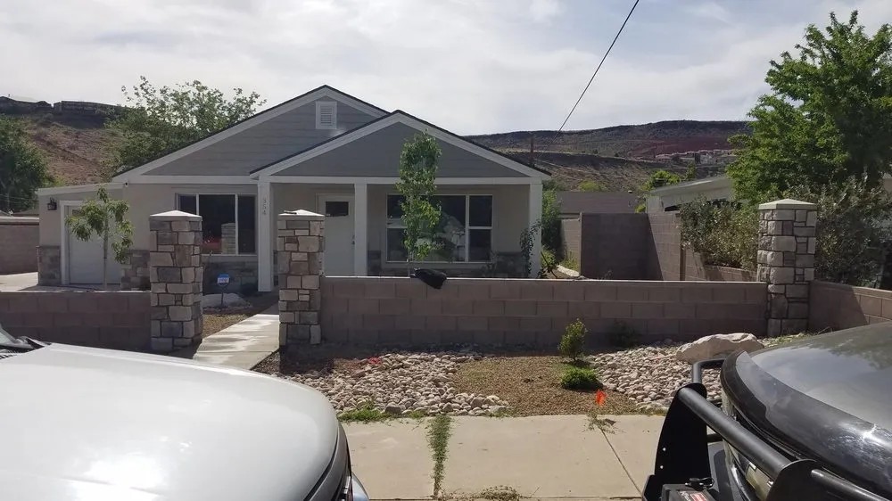 Affordable yard cleanup service for residential properties in St. George, UT by A-Jackson Masonry
