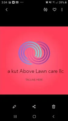 A Kut Above Lawn Care Logo