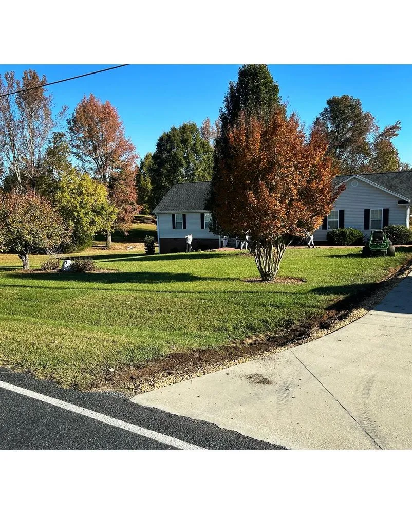 Custom outdoor landscaping with custom design across Graham, NC - A Labor Solutions