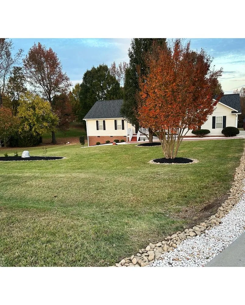 Local landscape installation in Graham, NC - A Labor Solutions
