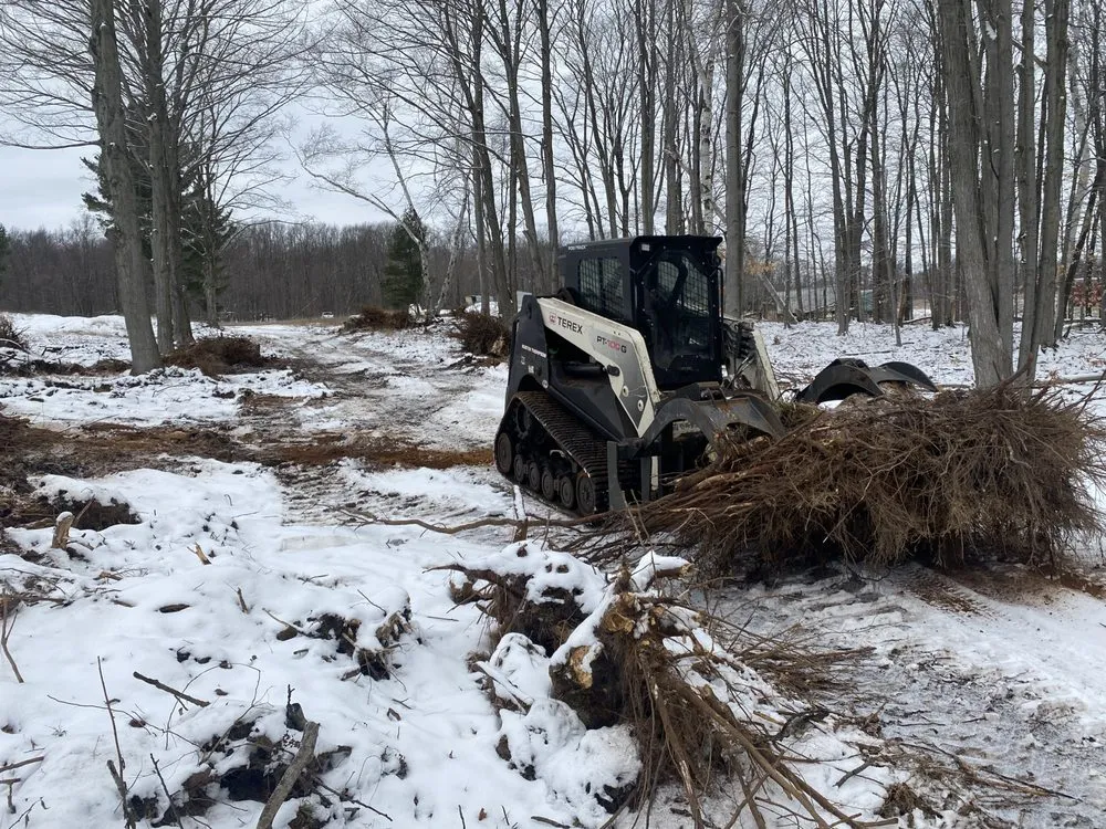 Affordable residential landscaping in Bear Lake, MI by A+ Land Clearing