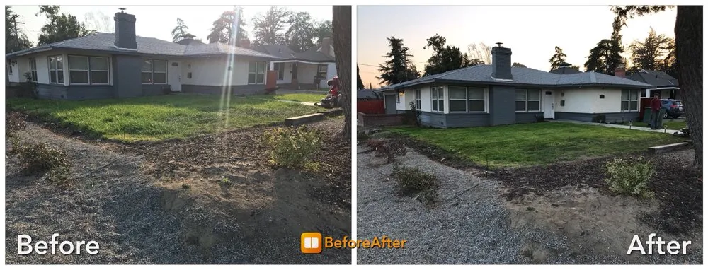 Professional yard maintenance in Fresno, CA by A Landscaping Co.