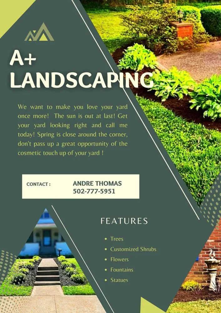 Custom garden landscaping in Louisville, KY - A+ Landscaping