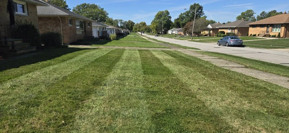 Custom garden landscaping in Parma, OH by A+ Landscaping