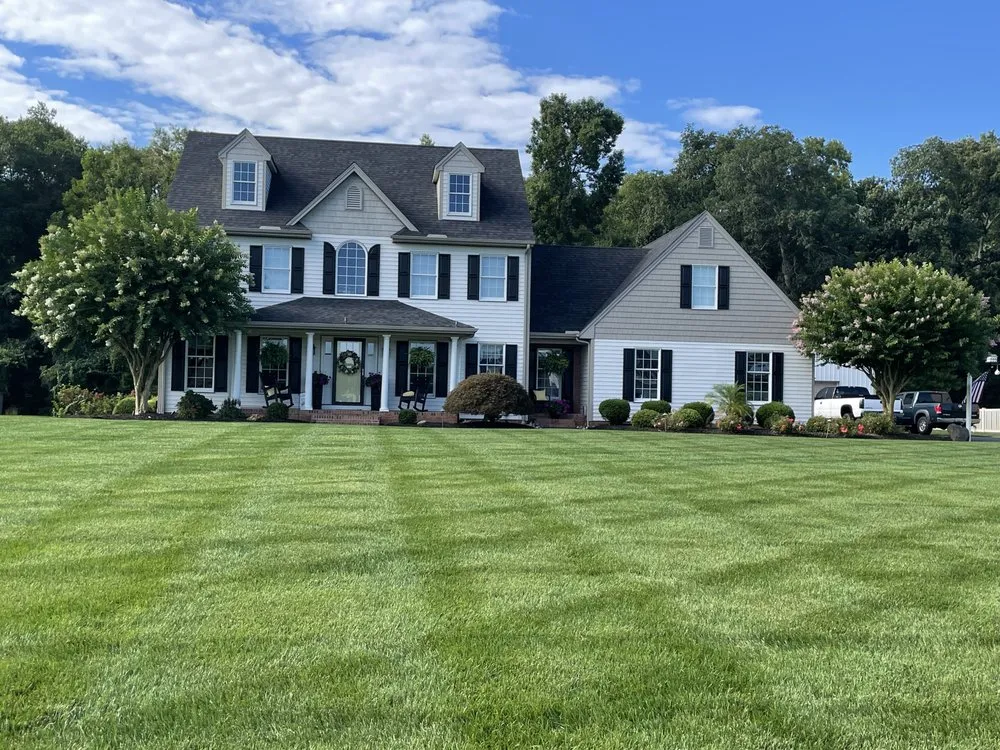 Custom lawn care service with custom design in Salisbury, MD by A+ Lawn & Landscaping