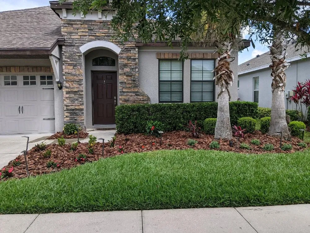 Professional landscape design in Wesley Chapel, FL - A+ Lawn Care Service