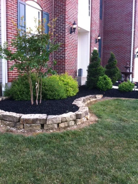 Custom landscape installation in Milford, OH - A+ Lawn Scapes