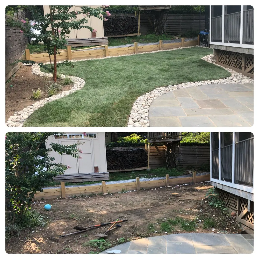 Affordable outdoor landscaping in Arlington, VA - A lawn Services