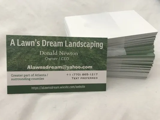 A Lawn's Dream Landscaping Logo