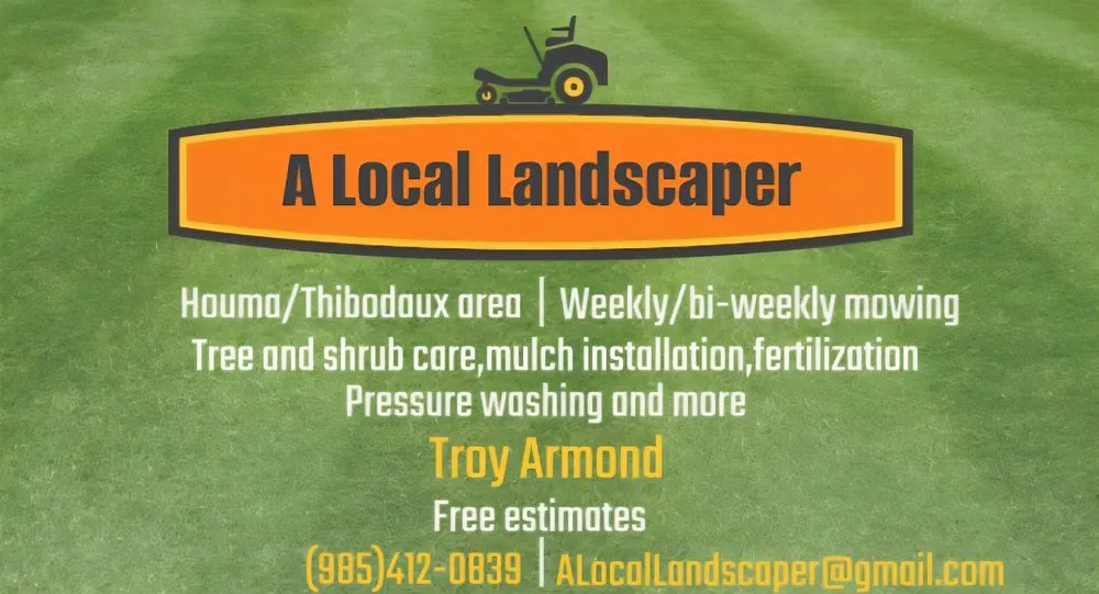 Trusted outdoor landscaping in Houma, LA by A Local Landscaper
