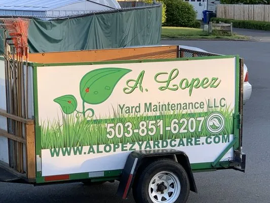 A Lopez Yard Maintenance Logo