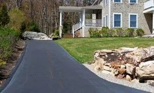 Custom residential landscaping in Danbury, CT by A Luis & Son