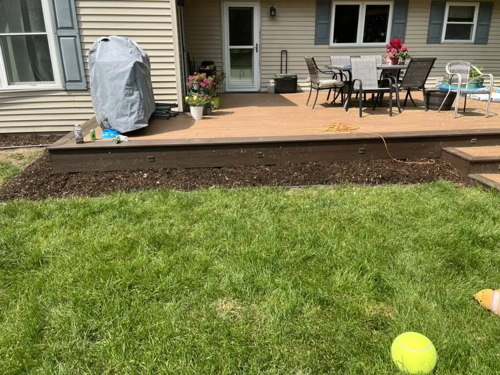 Affordable garden landscaping for homes in Cadillac, MI by A+ Maintenance and Moving