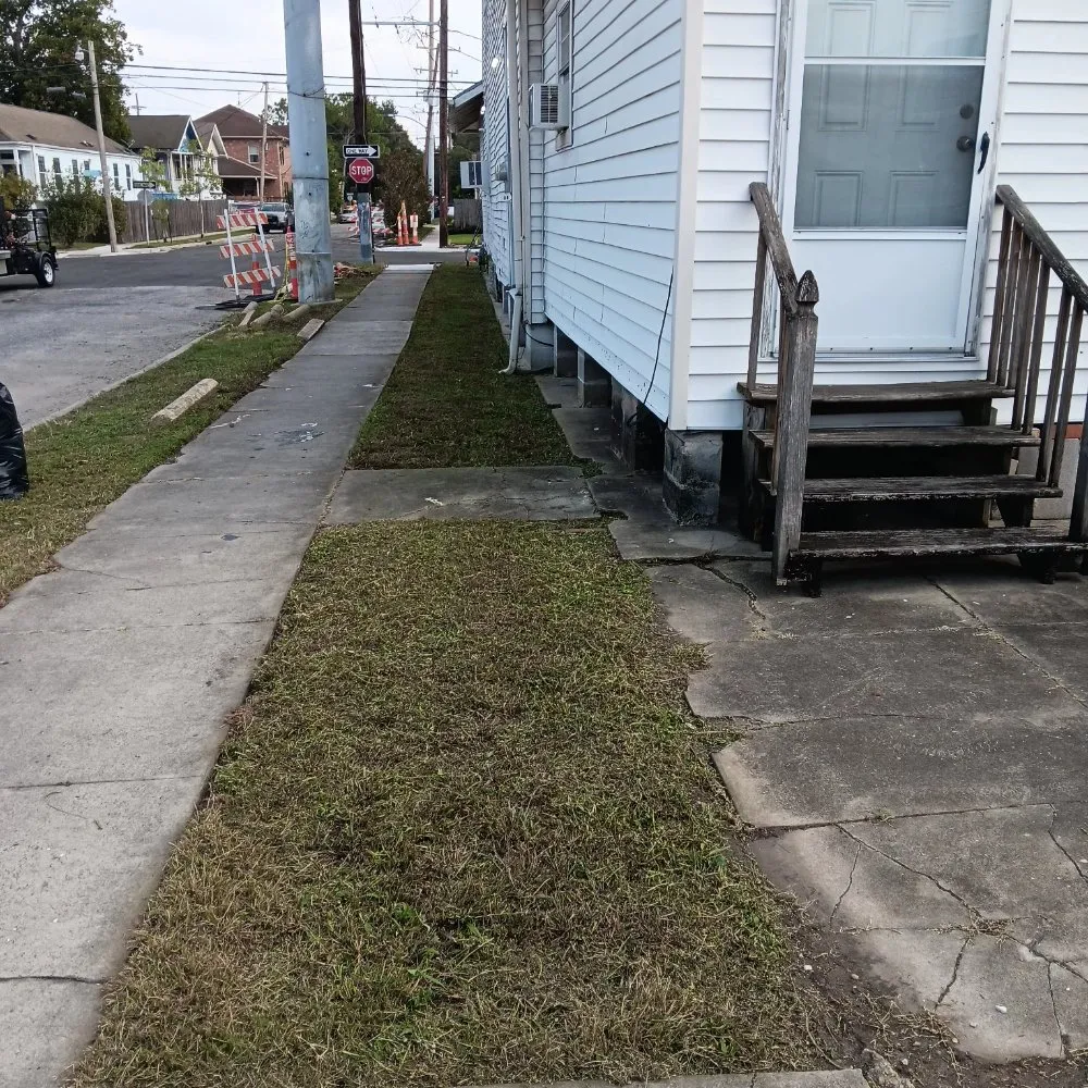 Custom landscape installation in New Orleans, LA by A-Miracle Lawn Care Services