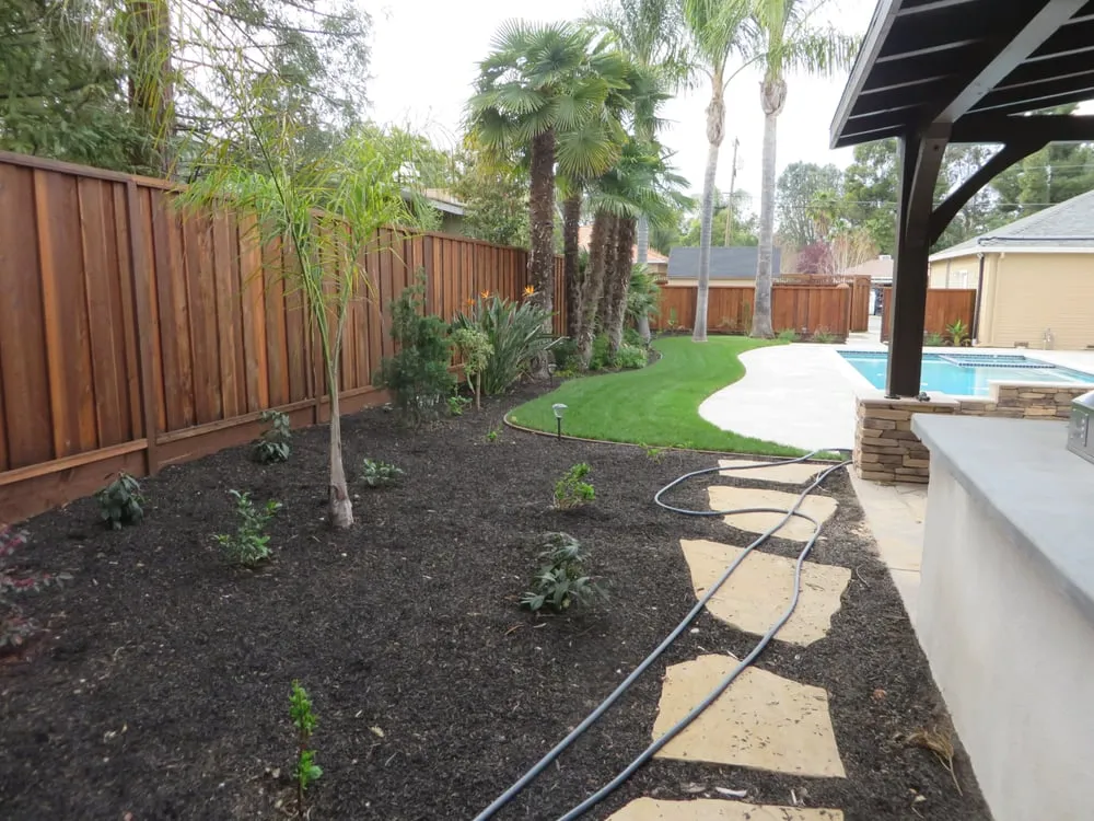 Professional outdoor landscaping in Morgan Hill, CA by A Munoz Landscape Construction