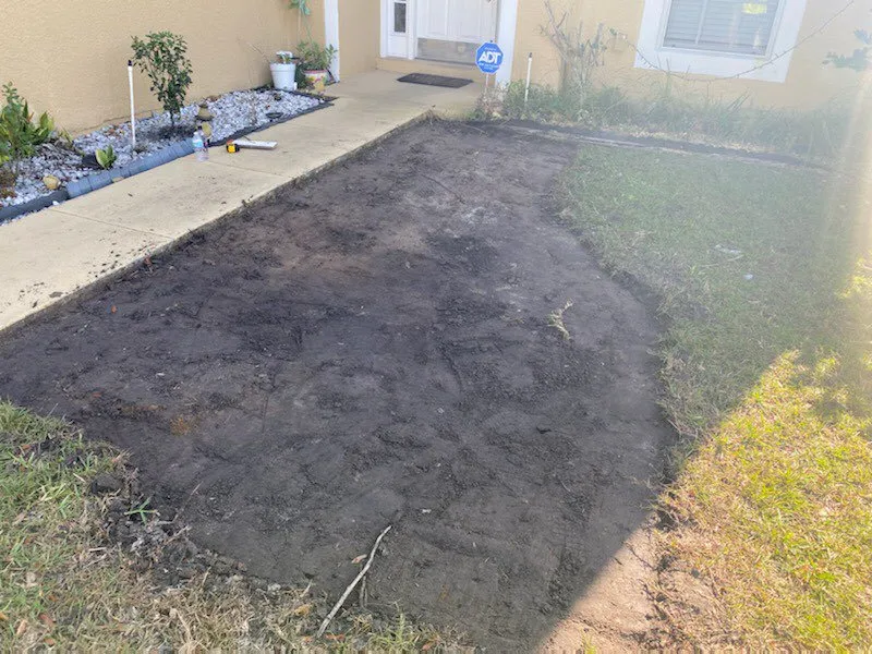 Custom garden landscaping in Kissimmee, FL - A New Leaf Home Services
