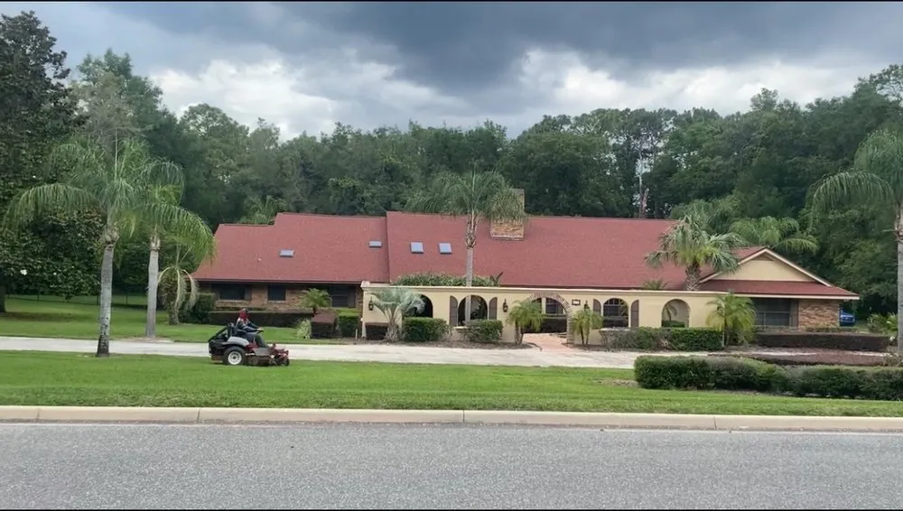 Professional garden landscaping in Deltona, FL by A. Nieves lawn maintenance and Dumpster rental