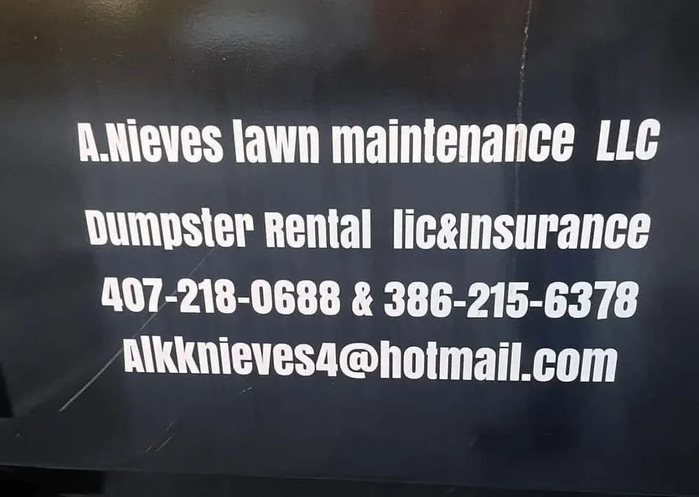 Expert yard cleanup service for beautiful yards in Deltona, FL by A. Nieves lawn maintenance and Dumpster rental