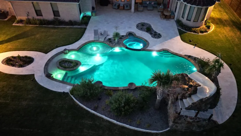 Professional outdoor landscaping in Waxahachie, TX by A Oasis Pools and Outdoor Living