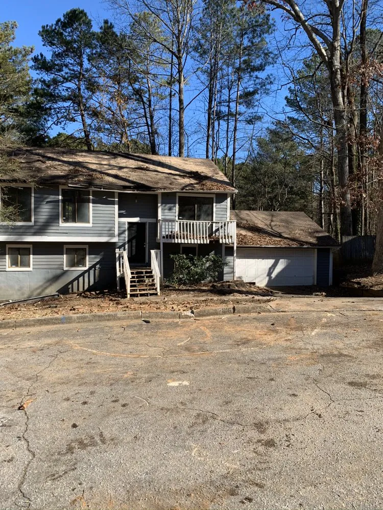 Custom residential landscaping with custom design in Woodstock, GA by A-OK Tree & Landscape