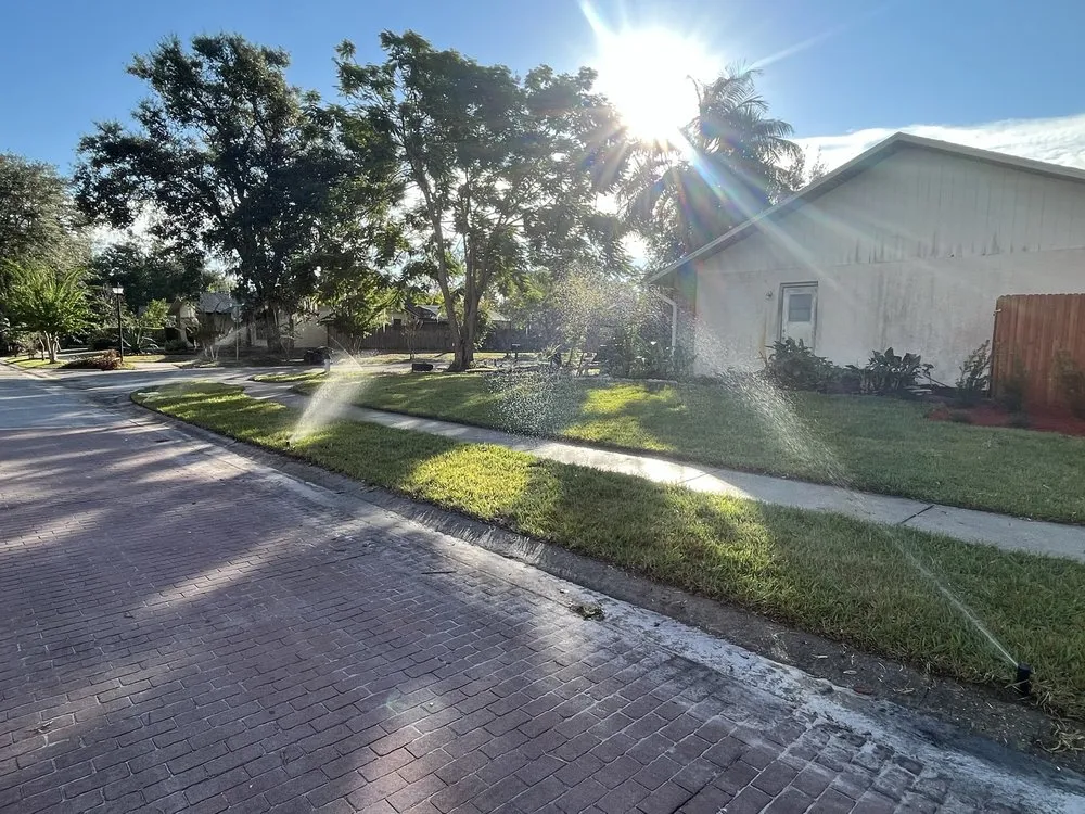 Professional lawn mowing service for residential properties across Orlando, FL - A one lawncare