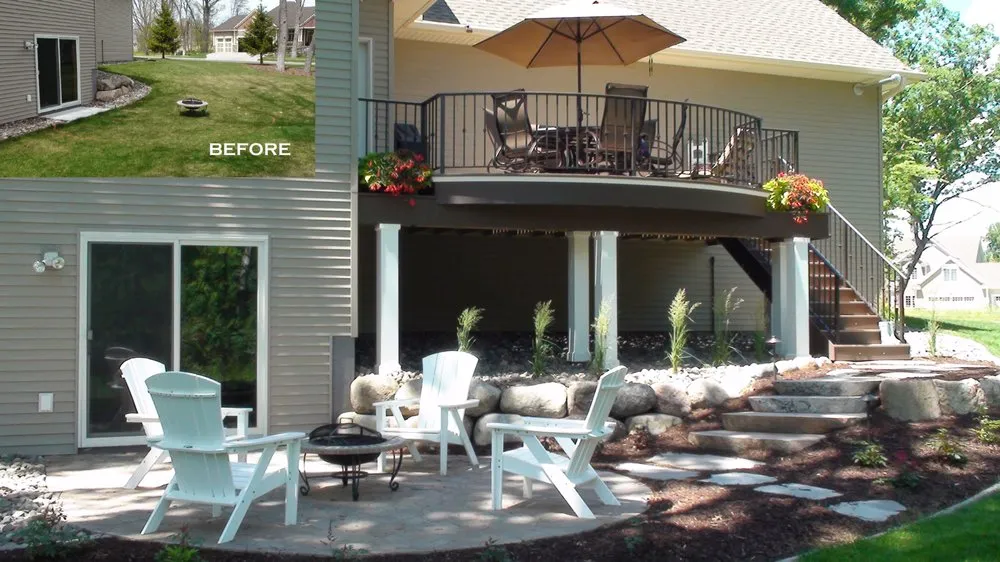 Trusted residential landscaping in Andover, MN by A+ Outdoor Services