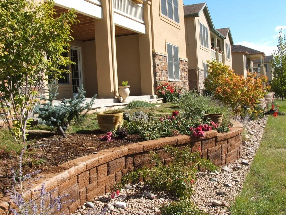 Custom garden landscaping for year-round maintenance in Centennial, CO by A Perfect Landscape