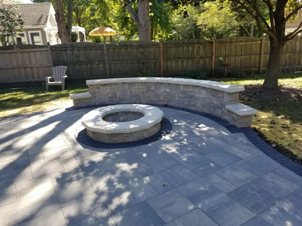 Custom landscape installation for year-round maintenance across Aurora, IL - A Plus A J Landscaping