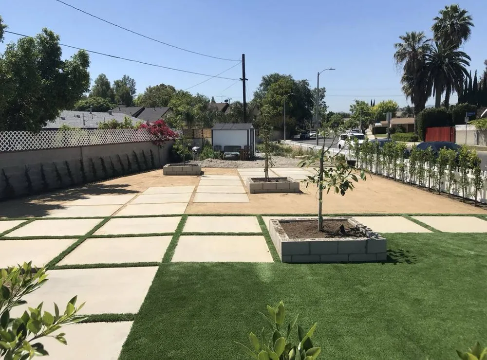 Custom lawn care service in Queen Creek, AZ by A Plus Concrete