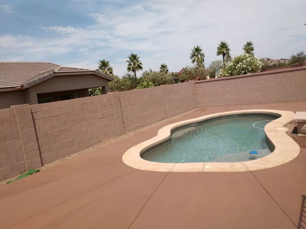 Expert lawn mowing service with custom design in Queen Creek, AZ by A Plus Concrete