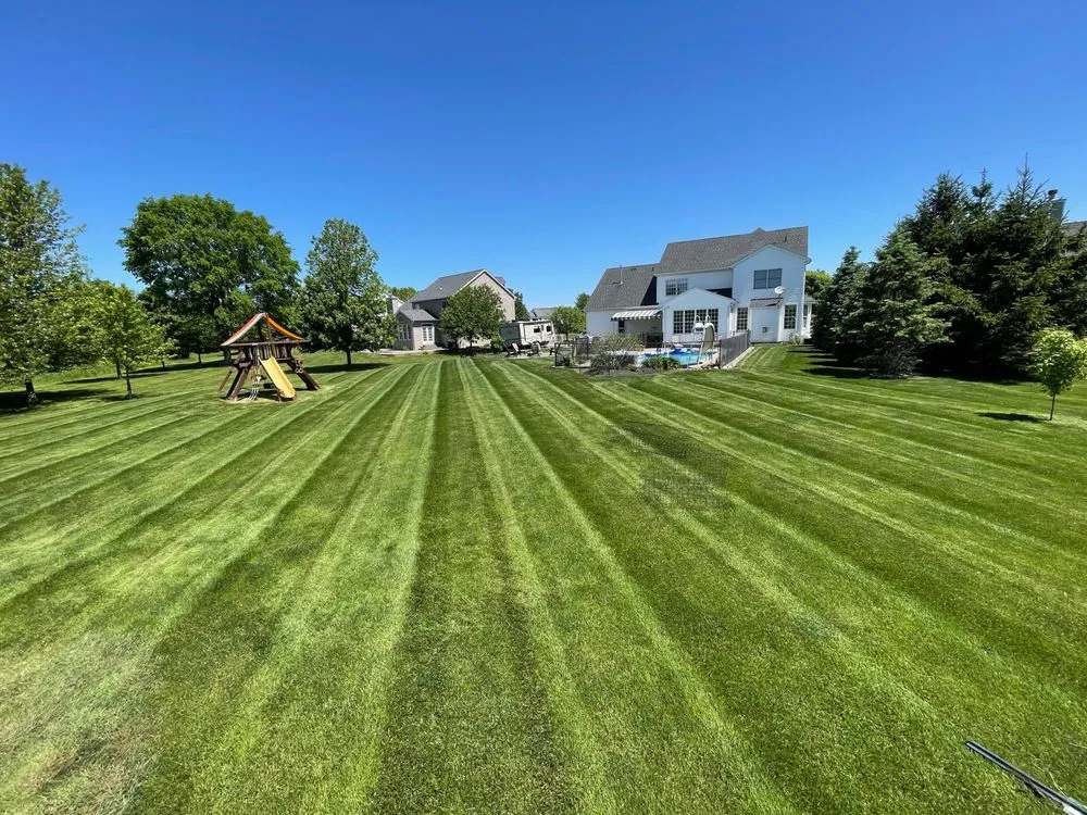 Custom landscape installation in Fredonia, NY - A Plus Cuts Lawn Care