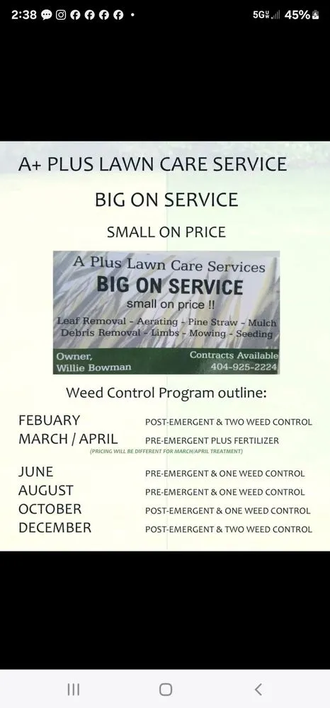 Affordable yard maintenance experts serving Conyers, GA - A Plus Landscaping