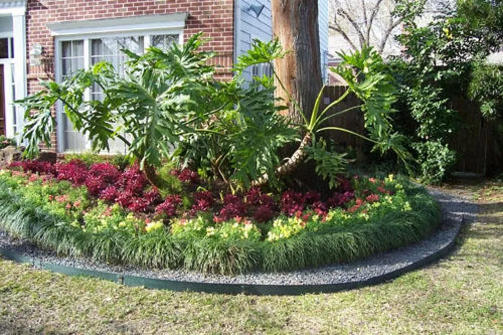 Affordable landscape installation in Houston, TX by A Plus Landscaping