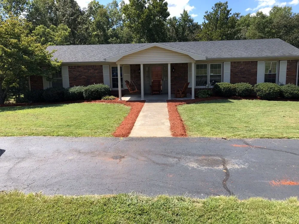 Professional landscape design for homes in Hopkinsville, KY by A Plus Lawn Care